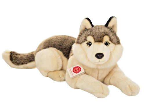Teddy hermann liegender wolf - liegender,