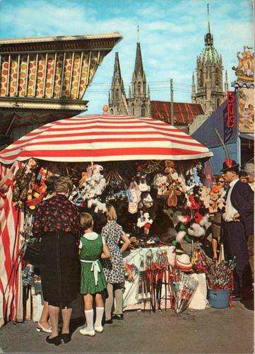 München viktualienmarkt - ak, münchen,